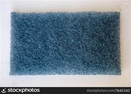 blue sponge for sanitation clean in home