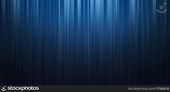 Blue stage curtain background with copy space