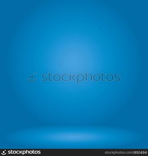 blue studio room background,Background for adding your content.