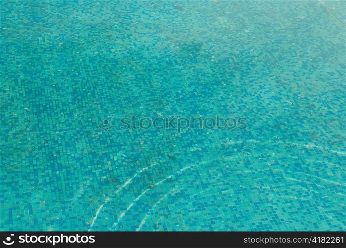 Blue sunny water surface.