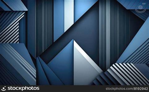 blue technology background. abstract futuristic, network science, geometric design, tech modern, space shape blue technology background ai generated illustration. blue technology background ai generated