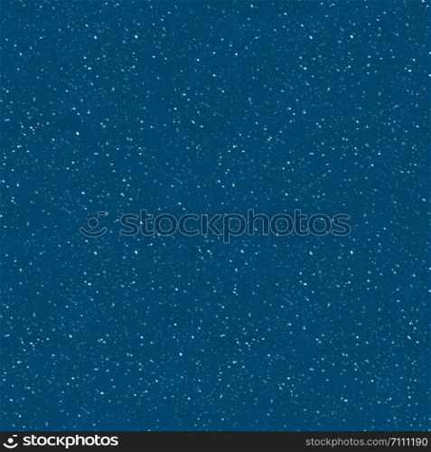 Blue tiled background, digital painting of winter falling snow or snowflakes.. Digital Winter Painting of Falling Snow or Snowflakes, Blue Tiled Background