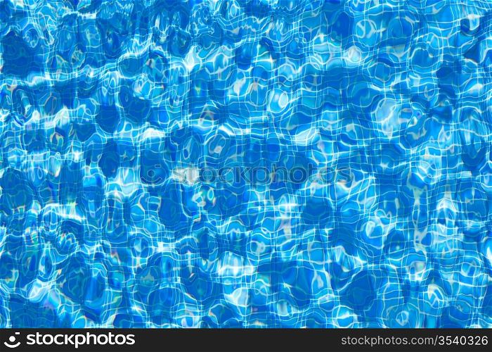 blue tiles pool water ripple texture background