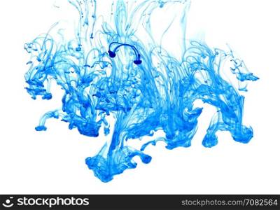 Blue Tint Swirl Blob Background