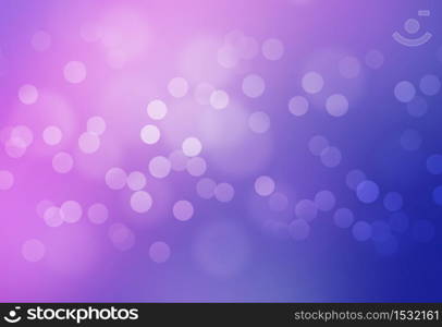 Blue violet bokeh abstract light background