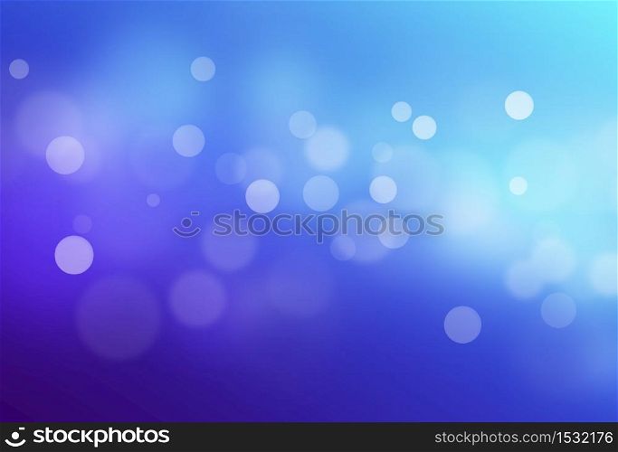Blue violet bokeh abstract light background