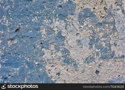 Blue wall grunge absctract background