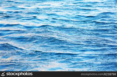 Blue water background with wavy pattern