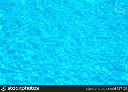 Blue water background with wavy pattern