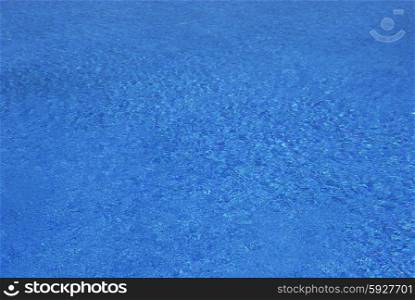 blue water detail in a swimming pool