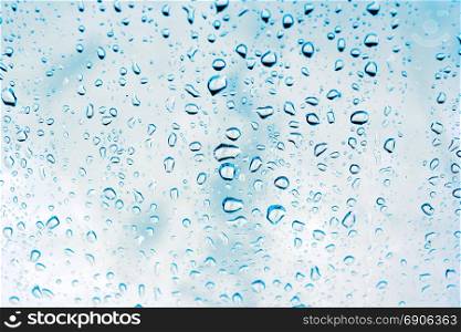 blue water drops as background or texture