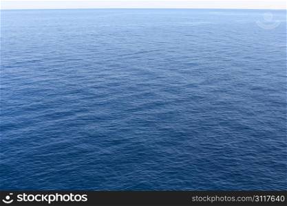 Blue Water in the Mediterranean See