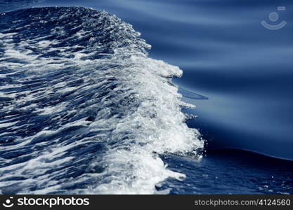 Blue water textures, waves foam, action, mediterranean sea