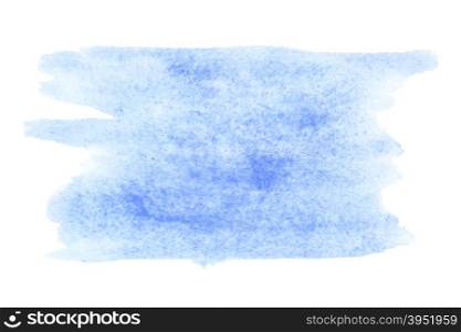 Blue watercolor brush strokes - space for your own text