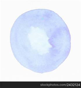 blue watercolor circle splash white backdrop
