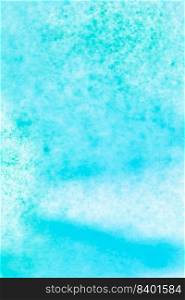 Blue watercolor on white paper canvas. Abstract art background