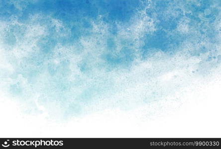 Blue watercolor texture background illustration