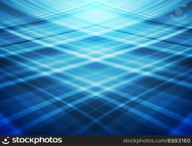 Blue wavy lines abstract background. Smooth bright waves brochure design. Web template. Blue wavy lines abstract background