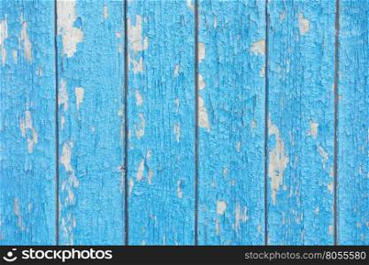 blue wood background, wooden fence