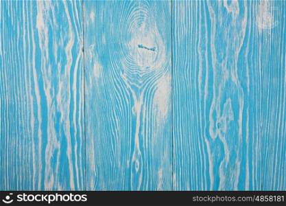 blue wooden background. Colorful blue empty pine wooden background