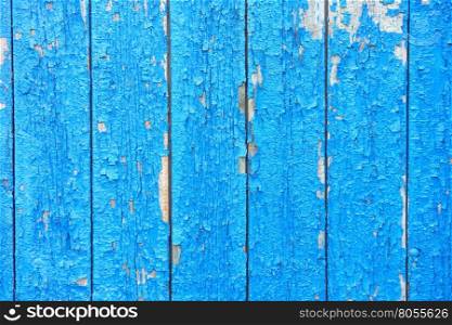 blue wooden background, wood fence
