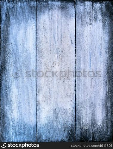 Blue wooden texture, timber background