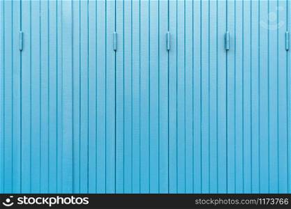Blue wooden window background aged and crack texture