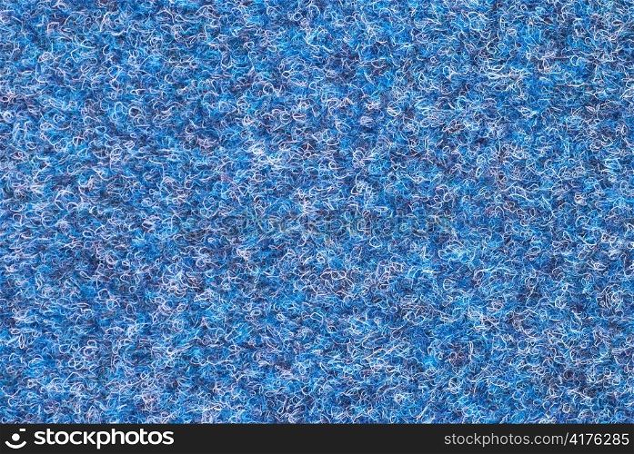Blue woolen texture can be used for background