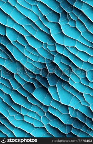 Blue worn painted surface background 3d illustrated