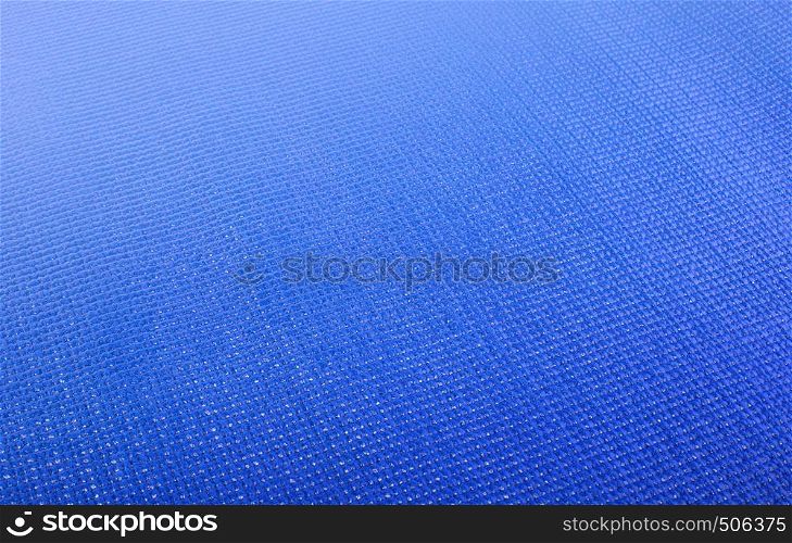 blue yoga mat texture and background