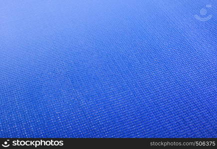 blue yoga mat texture and background