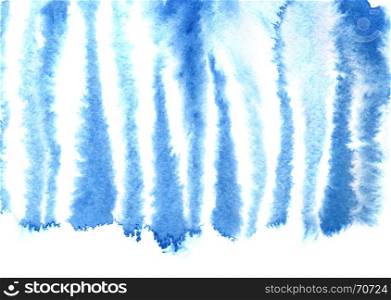 Blue zebra skin pattern. Watercolor abstract background. Raster illustration