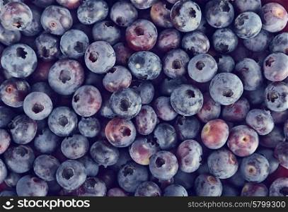 Blueberries Close Up For Background