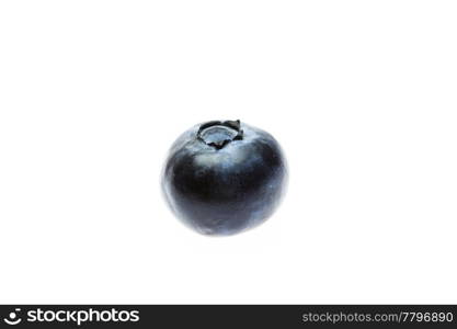 blueberries isolated on white