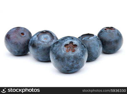 blueberry or bilberry or blackberry or blue whortleberry or huckleberry isolated on white background cutout