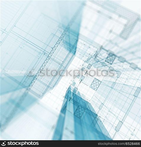 Blueprint 3d rendering architecture. Blueprint. Architecture design and 3d rendering model my own. Blueprint 3d rendering architecture