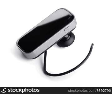 Bluetooth handsfree headset isolated on white