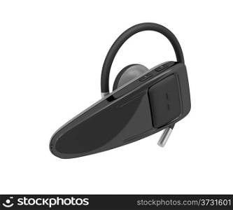 Bluetooth headset isolated on a white background