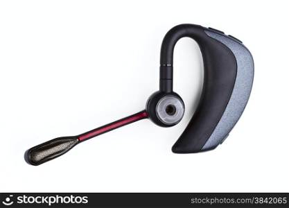 bluetooth headset isolated on a white background