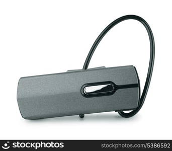 Bluetooth headset isolated on white
