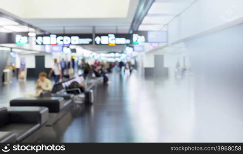 blur abstract background waiting room Airport