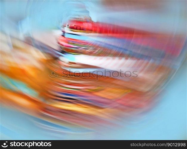 Blur abstract modern library background. Blur defocus image of book shop business or education resources concepts.. Abstract blurred empty library interior space. Blurry bookshelves defocused effect.