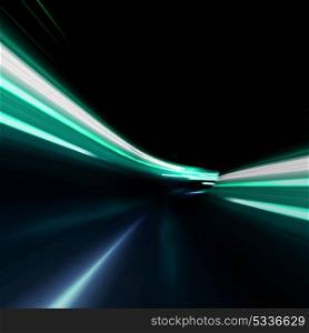 Blur abstract tunnel. Blur abstract tunnel. 3d rendering. Blur abstract tunnel
