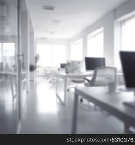 Blur focus of White open space office interior can be used as background, blurred office modern interior workplace design white. business concept copy space. Blur focus of White open space office interior can be used as background, blurred office modern interior workplace design white. business concept