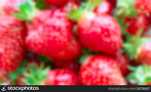 Blur fresh ripe strawberry background.