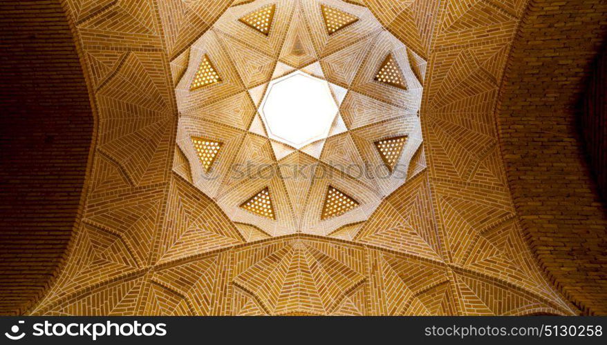 blur in iran abstract texture of the religion architecture mosque roof persian history