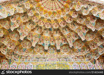 blur in iran abstract texture of the religion architecture mosque roof persian history