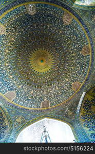 blur in iran abstract texture of the religion architecture mosque roof persian history