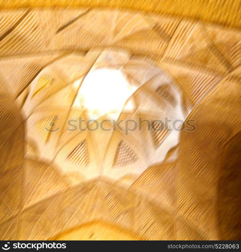 blur in iran abstract texture of the religion architecture mosque roof persian history