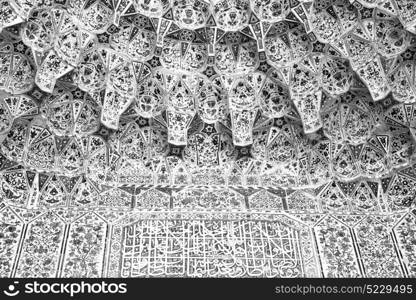 blur in iran abstract texture of the religion architecture mosque roof persian history